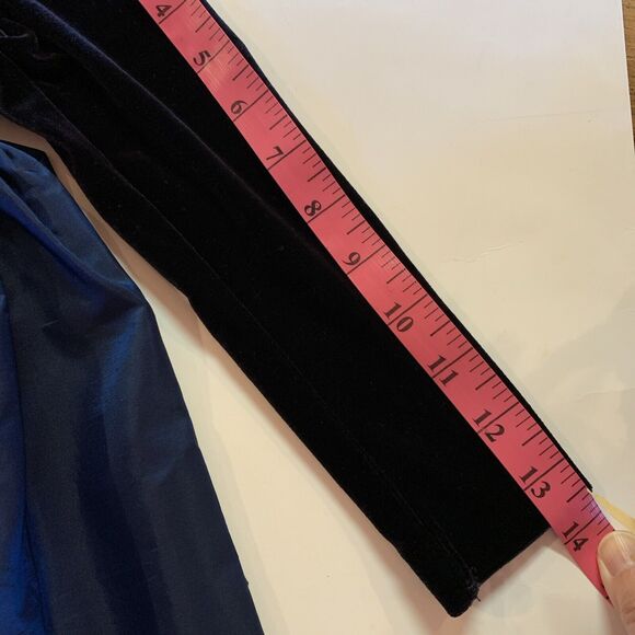 Vintage Bonnie Jean Velvet Taffeta Fairy Victorian Holiday Party Dress Girl's 4 - Picture 11 of 11